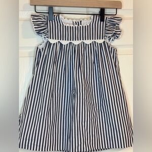 TBBC Rosemary Ric Rac Dress in Nantucket Navy